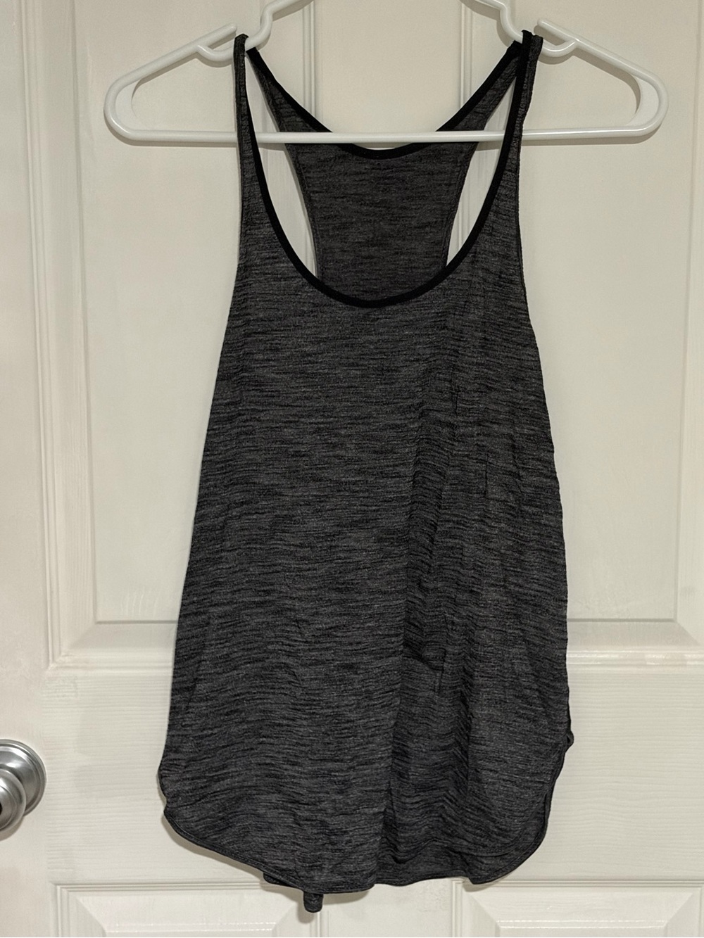 Gray Racerback Tank Top - Women's Lightweight Activewear
